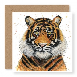 Carte postale tigre