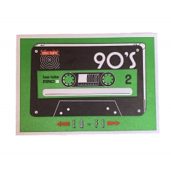 Carte Cassette années 90’S
