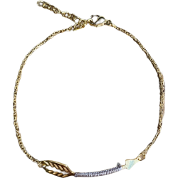 Bracelet FLECHE marron-or